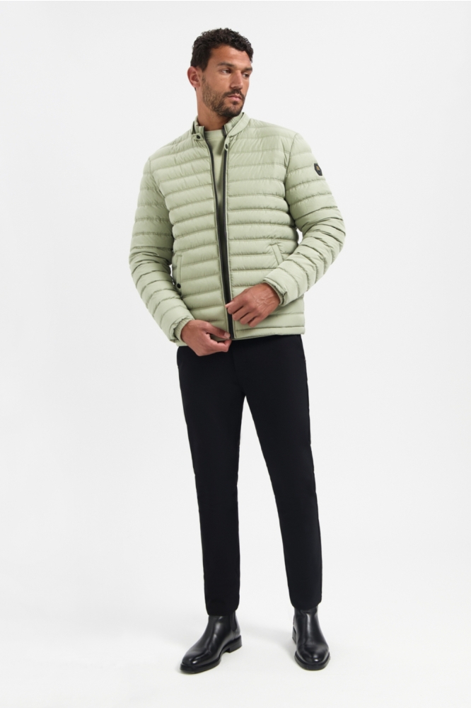 GEWATTEERDE JAS 29630802SN 197 LIGHT MOSS